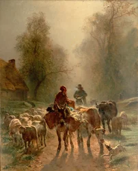 Auf dem Weg zum Markt